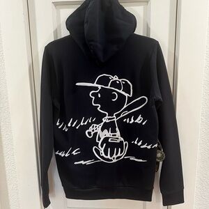 Iceberg Peanuts Charlie Brown Zip-up Hoodie, Men’s Large